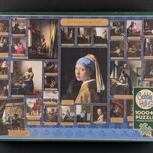 Brand New Cobble Hill Vermeer Art Puzzle, Factory-sealed